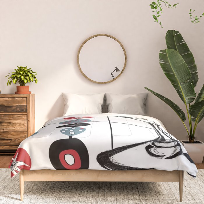 Mid-Century Modern Art Atomic Cocktail 3.0 Comforter Gallery Image 3