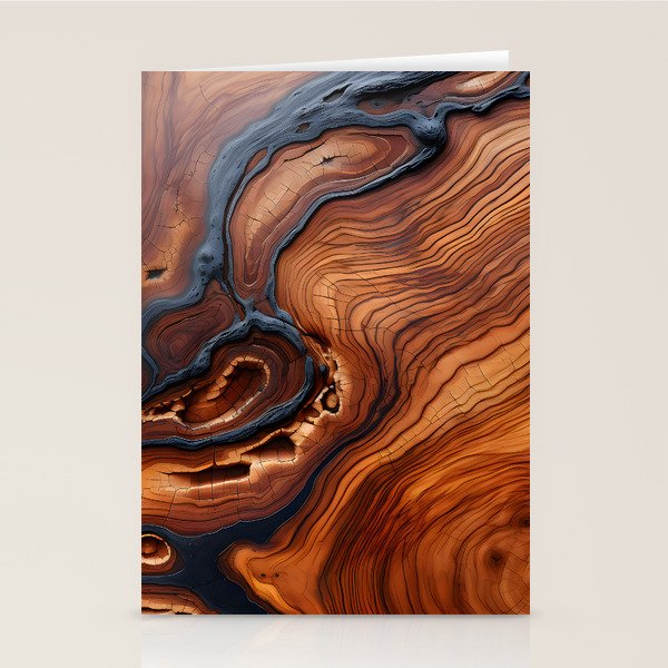 Ethereal Wooden Stationery Card Gallery Image 1