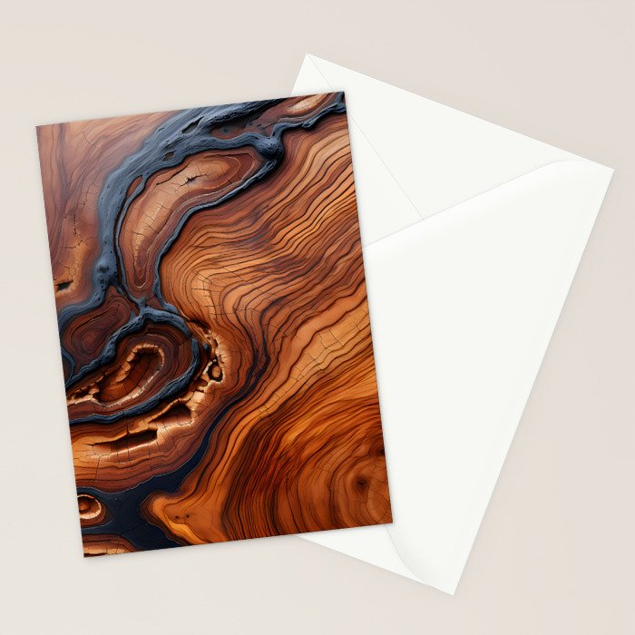 Ethereal Wooden Stationery Card Gallery Image 2