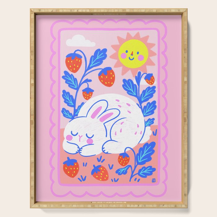 Strawberry Fields Siesta Serving Tray Gallery Image 1