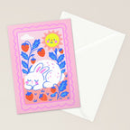 Strawberry Fields Siesta Stationery Card Gallery Image 2