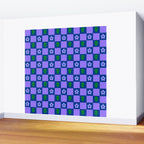 Alien Daisy Checkerboard Wall Mural Gallery Image 2