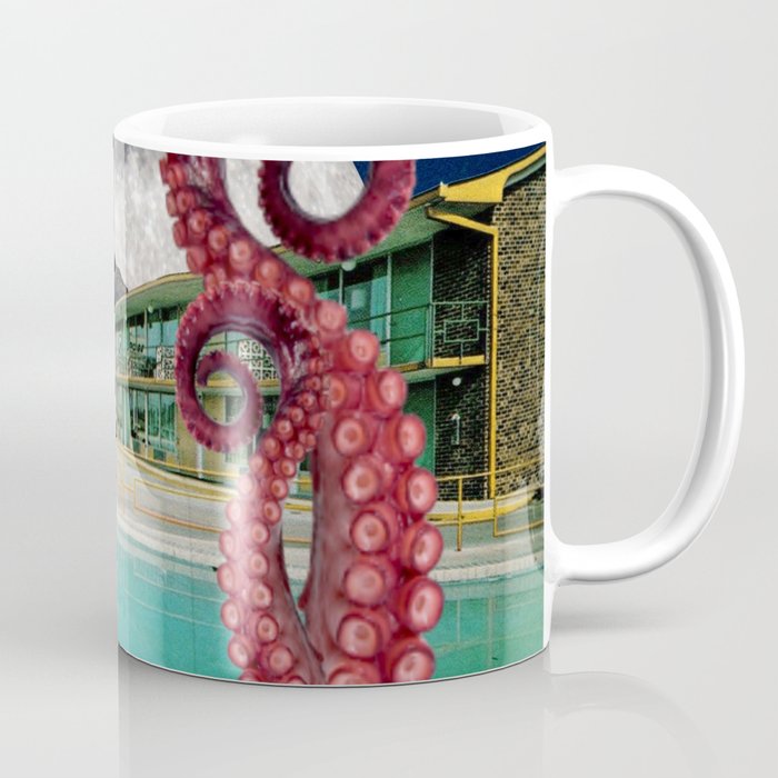 Octopus in the pool Coffee Mug Gallery Image 1