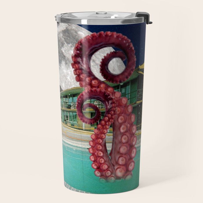 Octopus in the pool Travel Mug Gallery Image 2