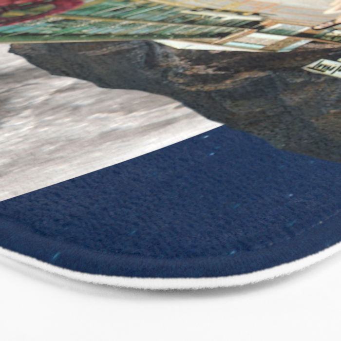 Octopus in the pool Bath Mat Gallery Image 3