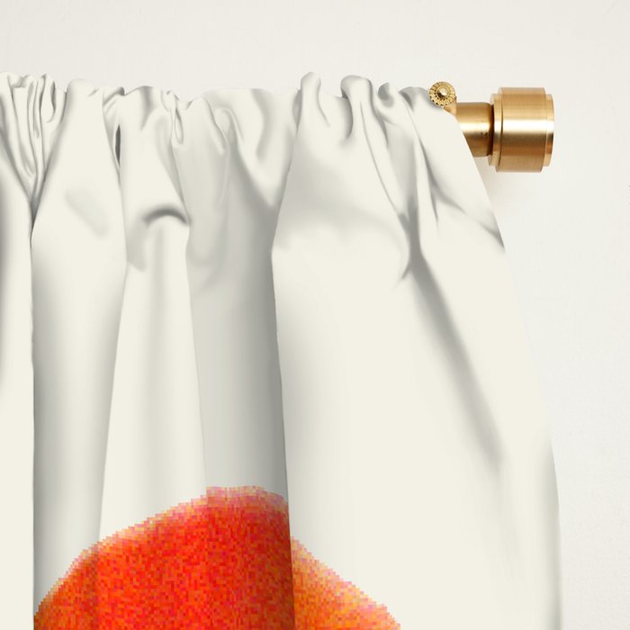 Gradient Playful Shapes  Window Curtain Gallery Image 2