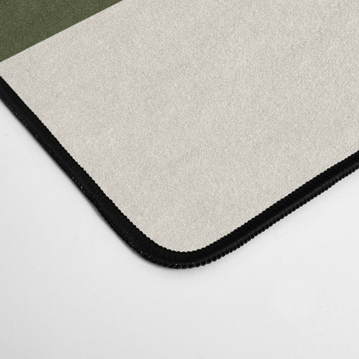 Dual (Olive Green & Cream) Desk Mat Gallery Image 4