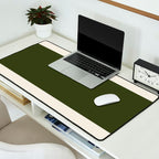 Dual (Olive Green & Cream) Desk Mat Gallery Image 2