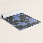 Shadow Poppies - Blue Yoga Mat Gallery Image 2
