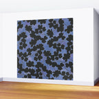 Shadow Poppies - Blue Wall Mural Gallery Image 2