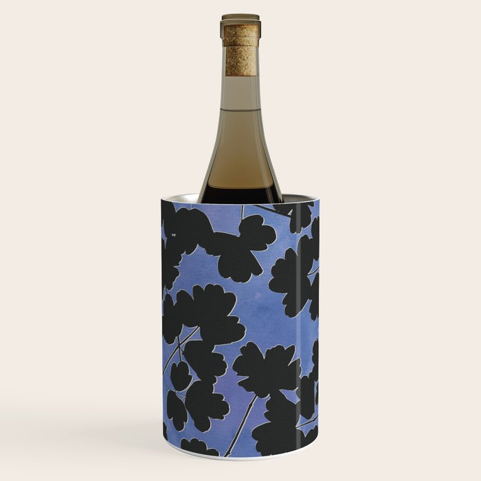 Shadow Poppies - Blue Wine Chiller Gallery Image 1