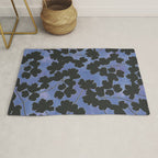 Shadow Poppies - Blue Rug Gallery Image 1