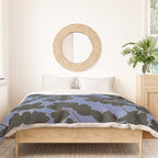 Shadow Poppies - Blue Duvet Cover Gallery Image 3