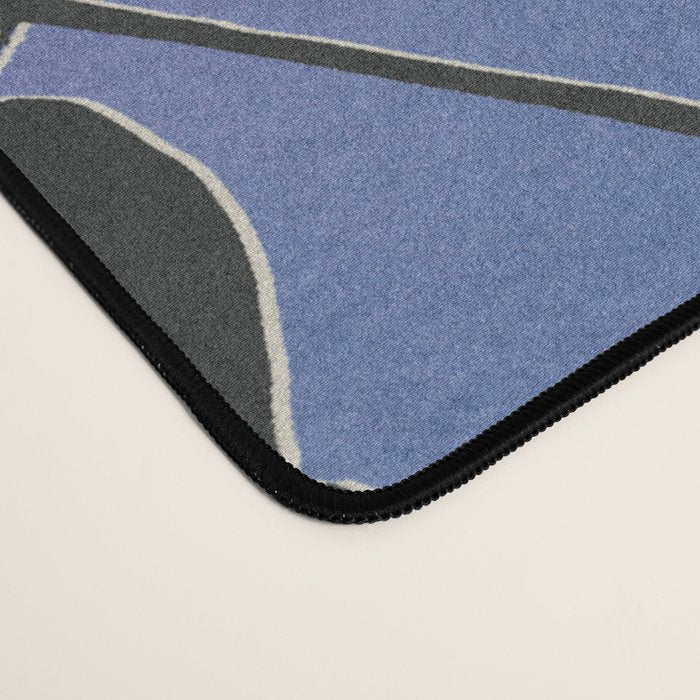 Shadow Poppies - Blue Desk Mat Gallery Image 4