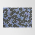 Shadow Poppies - Blue Rug Gallery Image 2