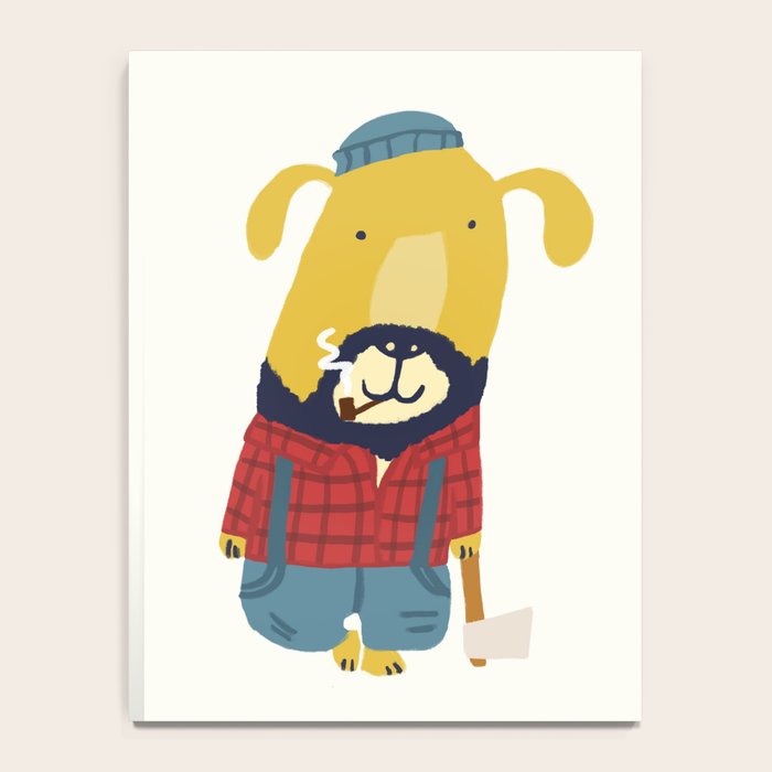 Rugged Roger - the lumberjack Notebook Gallery Image 4