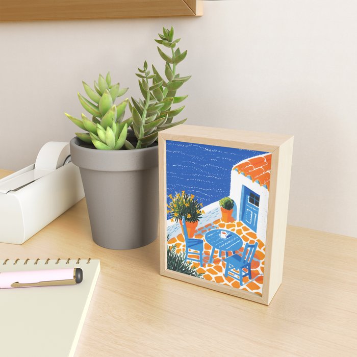 Coffee with a view Mini Art Print Gallery Image 2