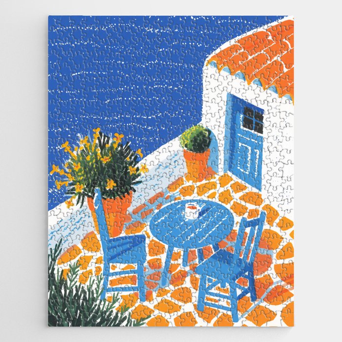 Coffee with a view Jigsaw Puzzle Gallery Image 1