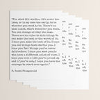 For What Its Worth | F. Scott Fitzgerald Quote Wrapping Paper Gallery Image 3