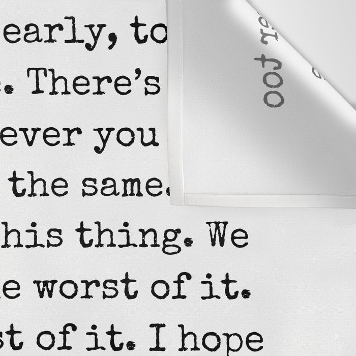 For What Its Worth | F. Scott Fitzgerald Quote Wall Tapestry Gallery Image 3