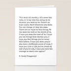 For What Its Worth | F. Scott Fitzgerald Quote Stationery Card Gallery Image 2