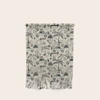 Baja - black and teal Wall Hanging Gallery Image 1