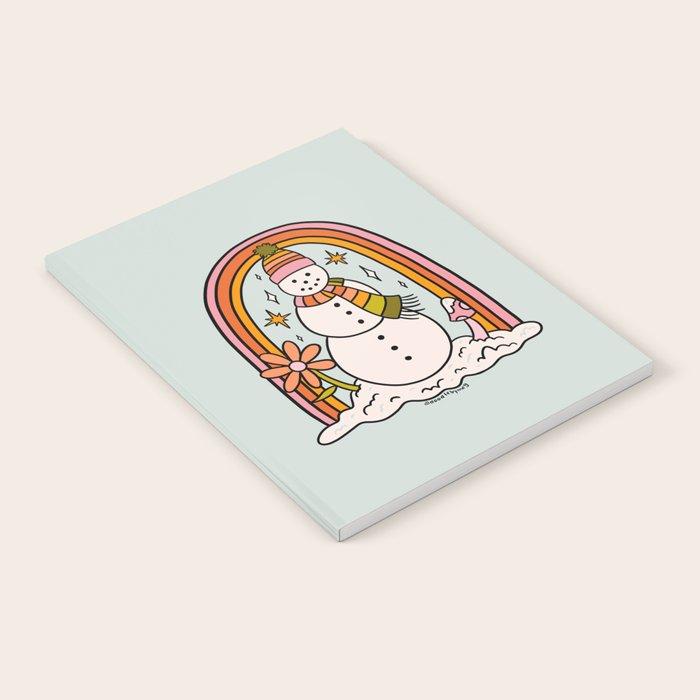 Rainbow Snowman Notebook Gallery Image 2