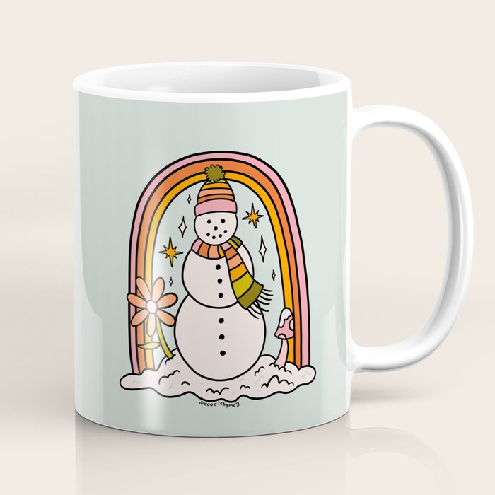 Rainbow Snowman Coffee Mug Gallery Image 1