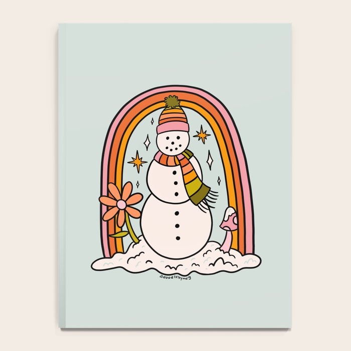 Rainbow Snowman Notebook Gallery Image 4
