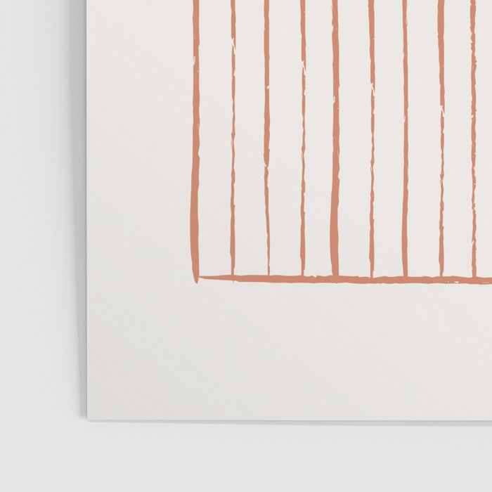 Arch Dusty Orange Poster Gallery Image 3