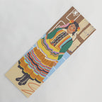 Folk heroine portraitgigi-rosado, Yoga Mat Gallery Image 1
