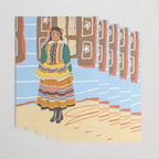 Folk heroine portraitgigi-rosado, Wrapping Paper Gallery Image 3