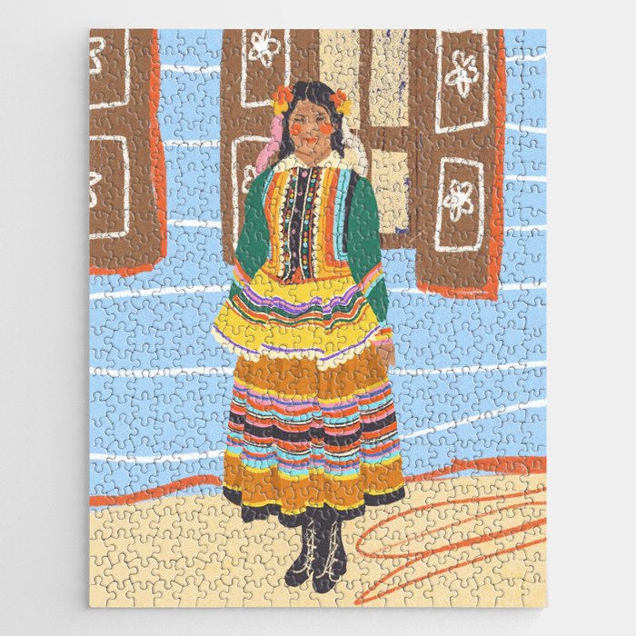 Folk heroine portraitgigi-rosado, Jigsaw Puzzle Gallery Image 1
