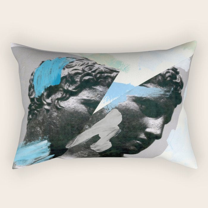 Untitled (Painted Composition 1) Rectangular Pillow Gallery Image 1