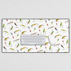 Vintage Fishing Lures Desk Mat Gallery Image 1