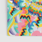 Colorful Abstract Graffiti Pop Art Pattern Design by Emmanuel Signorino  Poster Gallery Image 3