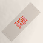 What A Time To Be A Vibe: The Peach Edition Yoga Mat Gallery Image 1