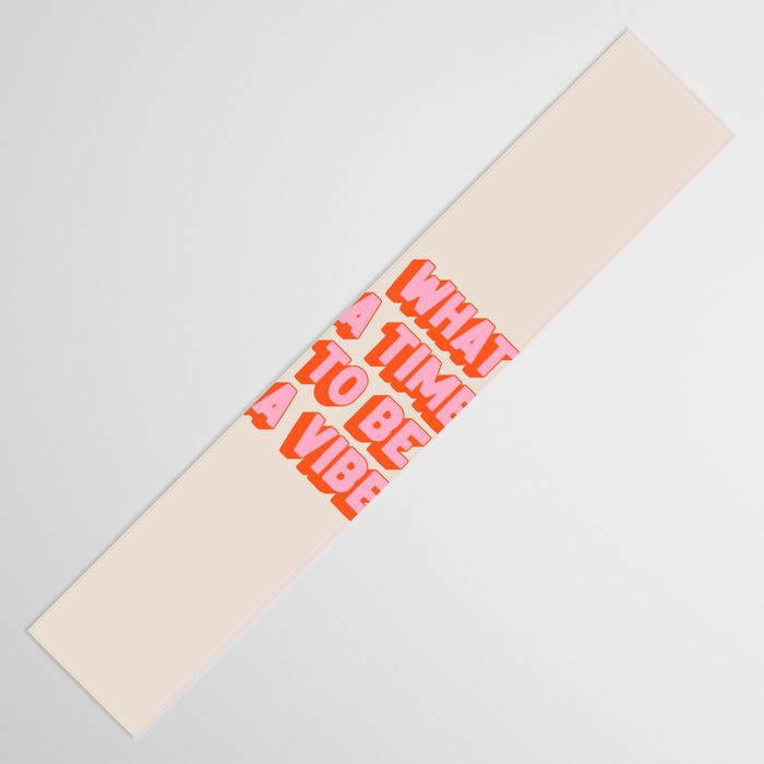 What A Time To Be A Vibe: The Peach Edition Table Runner Gallery Image 3