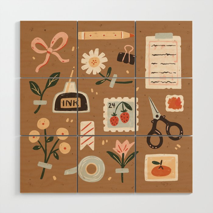Journaling Things Wood Wall Art Gallery Image 1