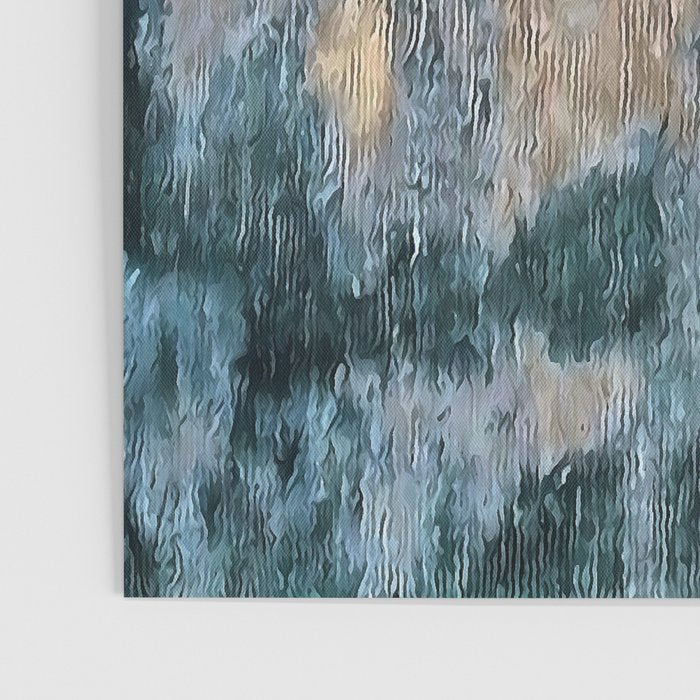 Blue Grey Abstract Poster Gallery Image 3