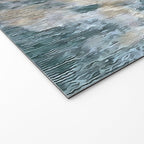 Blue Grey Abstract Welcome Mat Gallery Image 2