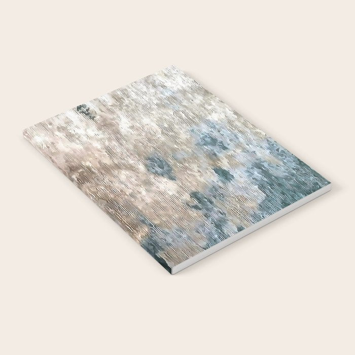 Blue Grey Abstract Notebook Gallery Image 1