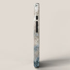 Blue Grey Abstract iPhone Case Gallery Image 2