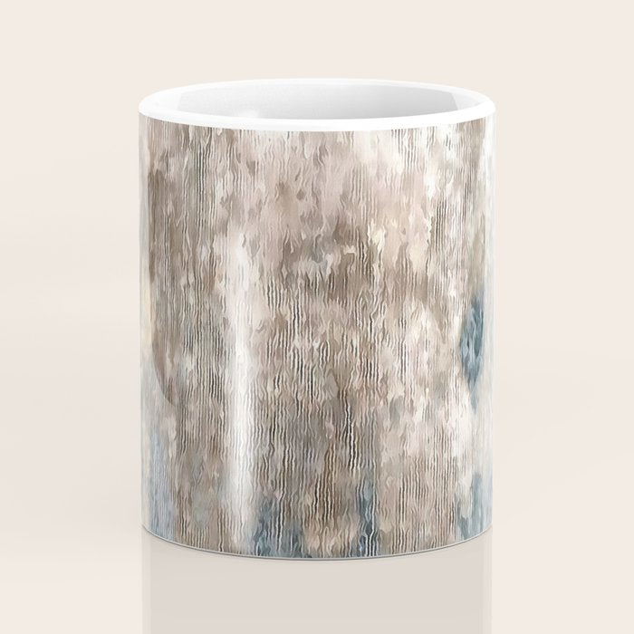 Blue Grey Abstract Coffee Mug Gallery Image 4