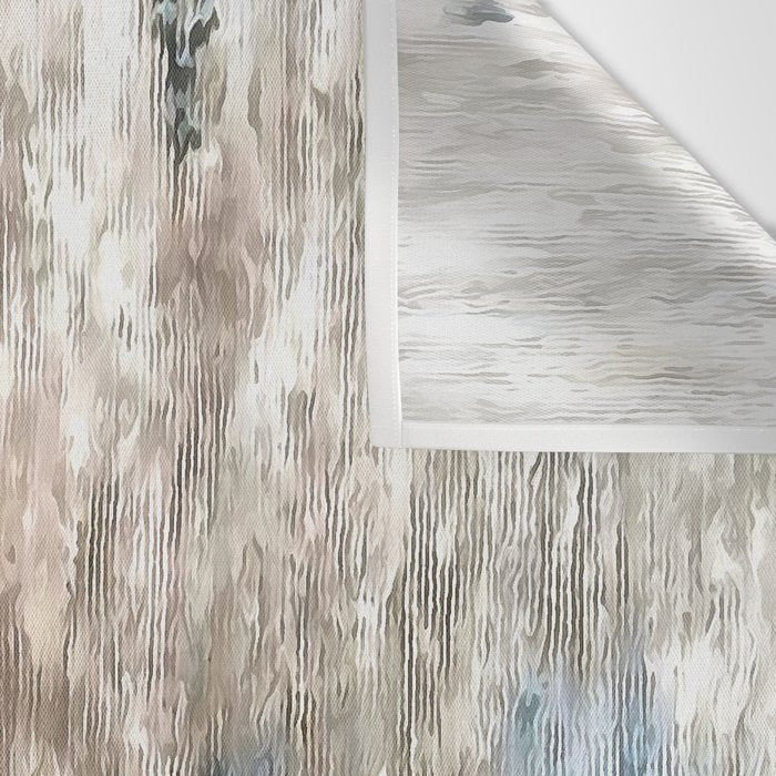 Blue Grey Abstract Wall Tapestry Gallery Image 3