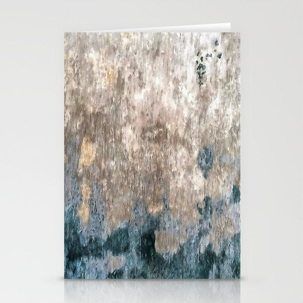 Blue Grey Abstract Stationery Card Gallery Image 2