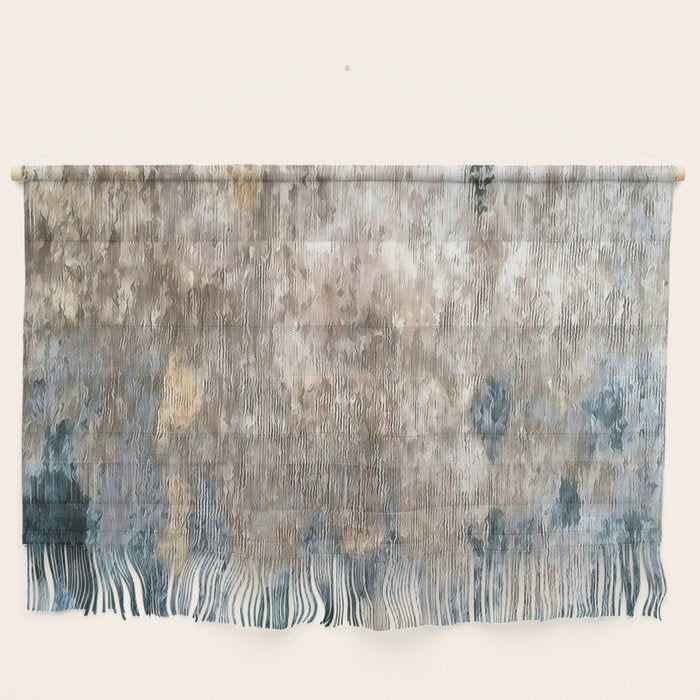 Blue Grey Abstract Wall Hanging Gallery Image 1