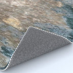 Blue Grey Abstract Rug Gallery Image 4