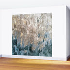 Blue Grey Abstract Wall Mural Gallery Image 2