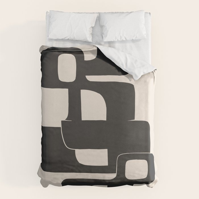 Modern Abstract Shapes 108 Duvet Cover Gallery Image 6